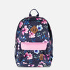 Deux par deux - Sac à dos motif floral bleu