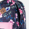 Deux par deux - Sac à dos motif floral bleu