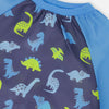Tablier bleu imprimé dinos 2/6