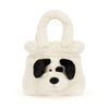 Jellycat Handbag (Rufferty Black & Cream Puppy)