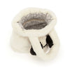 Jellycat Handbag (Rufferty Black & Cream Puppy)
