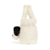 Jellycat Handbag (Rufferty Black & Cream Puppy)