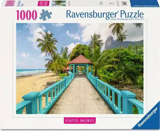 Ravensburger- Pont coloré en Malaisie – 1000 morceaux