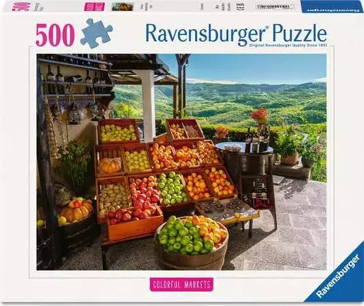 Ravensburger-Puzzle 500 p - marché de fruits et légumes, croatie