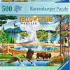 Casse-tête Yellowstone 500 pièces - Image du puzzle Ravensburger avec le parc national de Yellowstone.