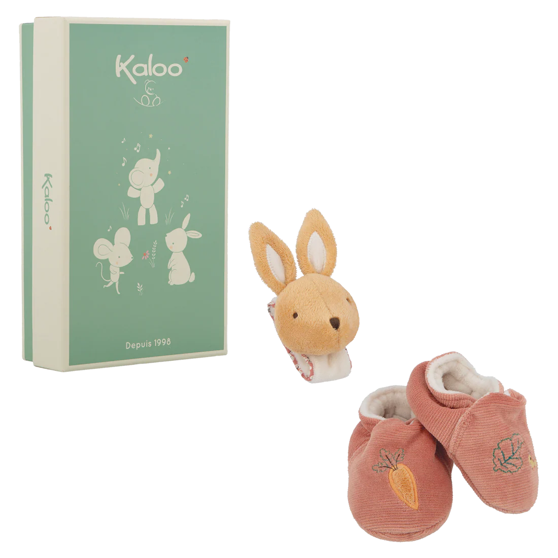 BRACELET SONORE & PANTOUFLES - LAPIN
