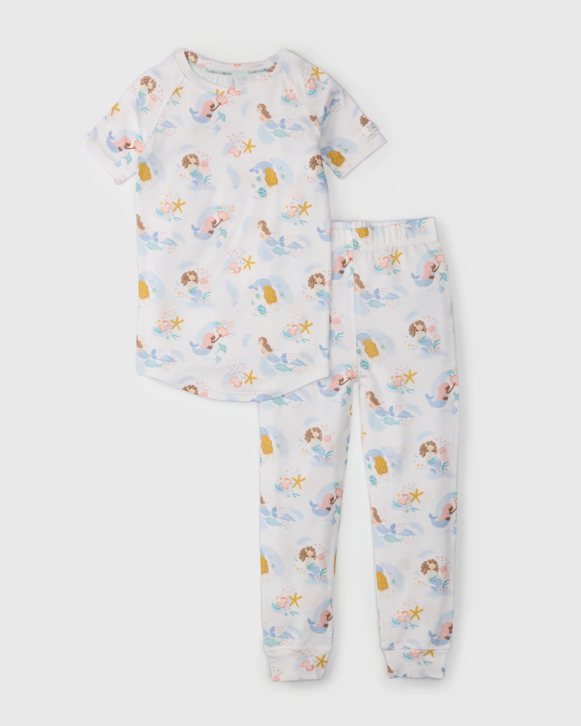 Loulou lollipop- pyjama manches courtes  sirene 2 ans