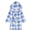 Little Lem-robe blue checkered bedroom dress 6-7 years