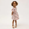 Miles the Label - Robe rose pâle à imprimé léopards 24m