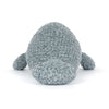 Derrière du Maffles lamantin Jellycat en peluche douce et texturée, idéal pour un cadeau