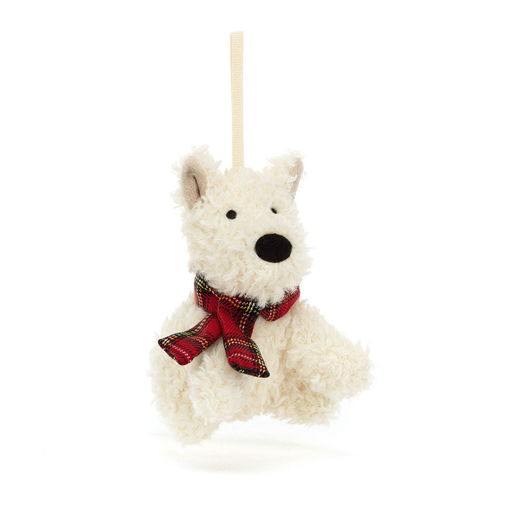 Jellycat-Munro Scottie Dog Decoration (ornement Chien Munro Scottie)