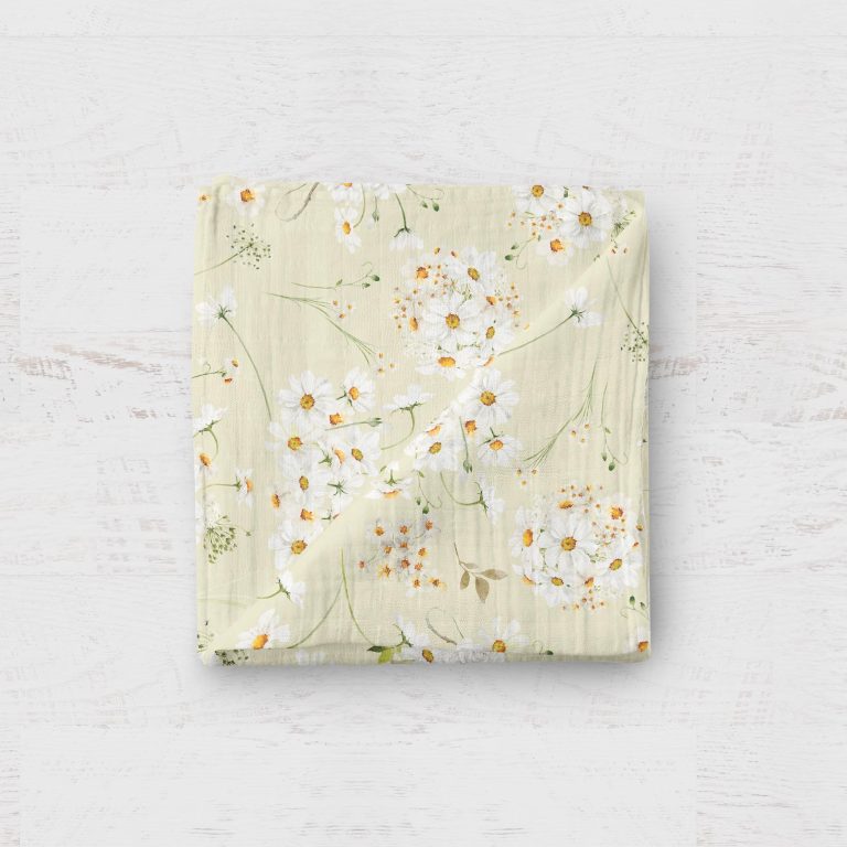 Bébé o chaud-mousseline marguerite