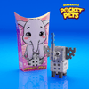 Mini Waffle - Animaux de poche : Éléphant 25 pcs (fr-en)