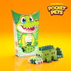 Mini Waffle - Pocket Animals: Crocodile 34 pcs (fr-en)
