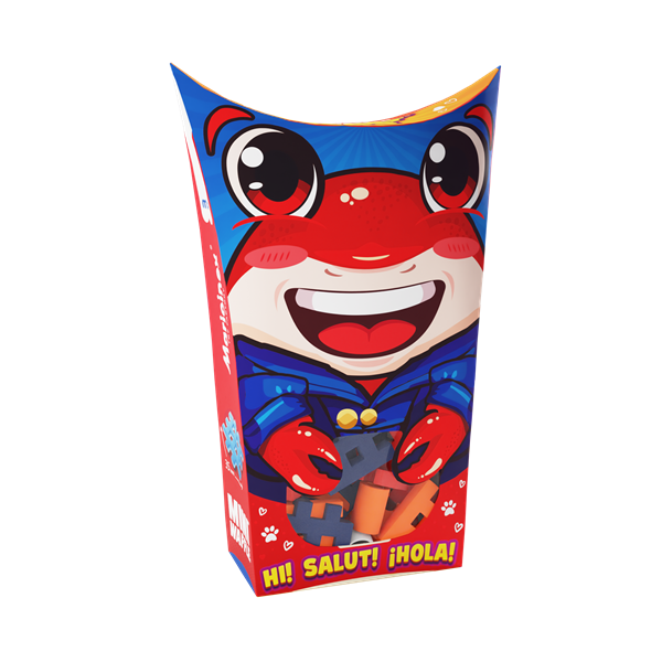 Mini Waffle - Animaux de poche : Crabe 33 pcs (fr-en)