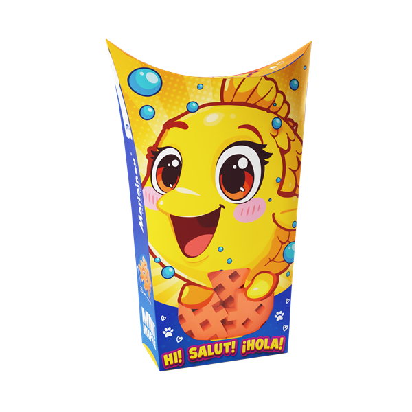 Mini Waffle - Pocket Animals: Fish 16 pcs (fr-en)