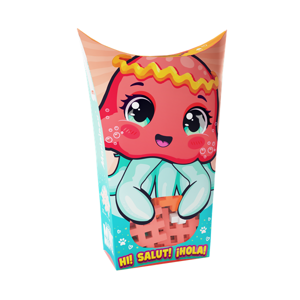 Mini Waffle - Animaux de poche : Méduse 25 pcs (fr-en)