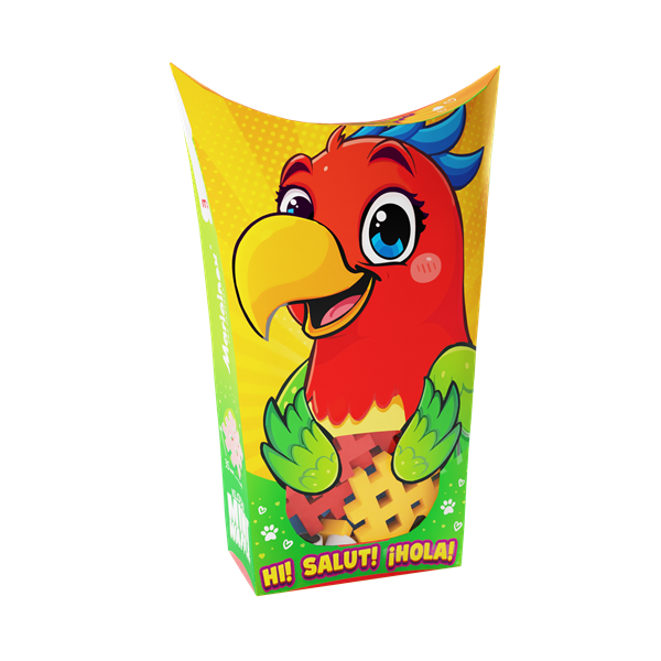 Mini Waffle - Animaux de poche : Perroquet 25 pcs (fr-en)