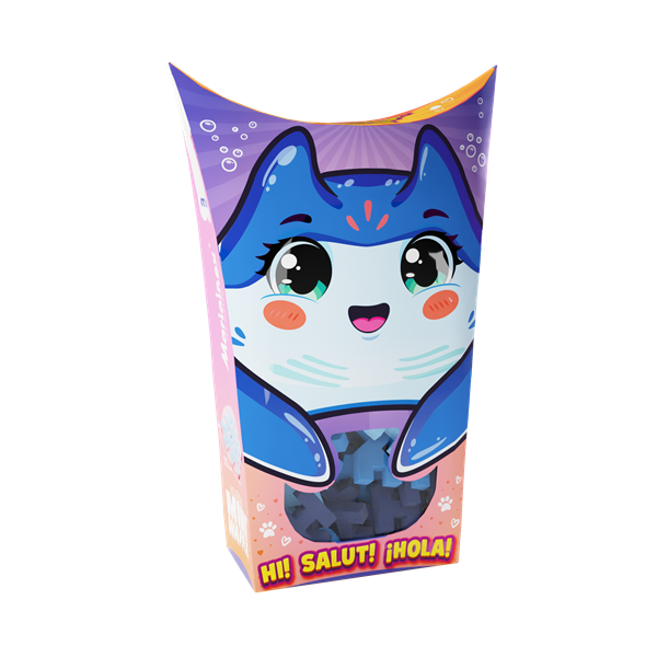 Mini Waffle - Animaux de poche : Raie 25 pcs (fr-en)