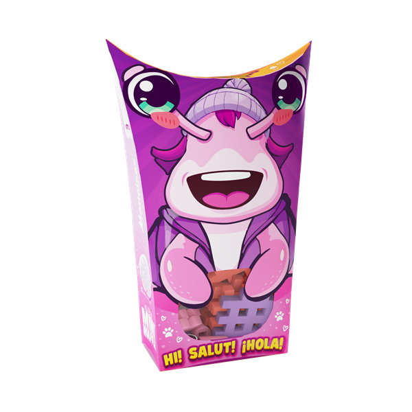 Mini Waffle - Pocket Animals: Snail 15 pcs (fr-en)