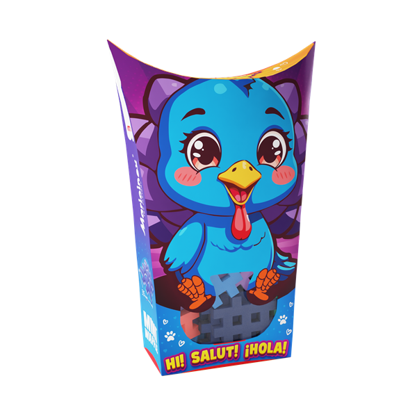 Mini Waffle - Pocket Animals: Turkey 25 pcs (fr-en)