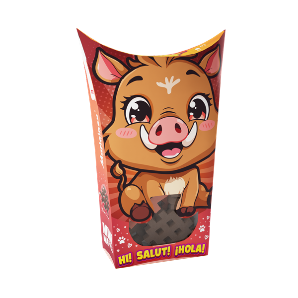 Mini Waffle - Animaux de poche : Sanglier 25 pcs (fr-en)