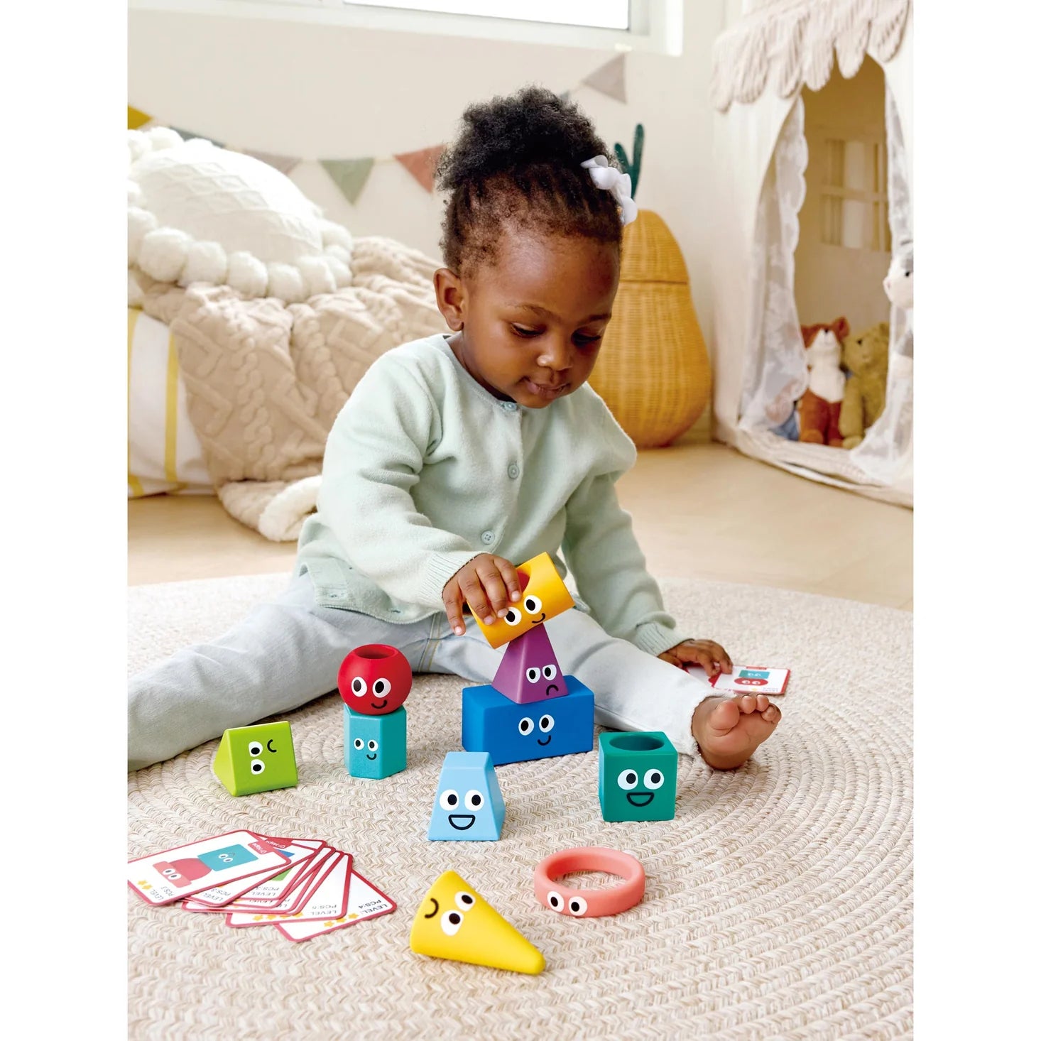 Set de 10 Blocs à Empiler Montessori