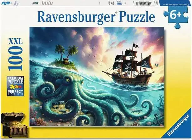 Ravensburger-Casse-Tete Tresor Kraken 100 Mcx