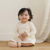 Robe bébé à manches longues || Fleur