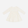 Robe bébé à manches longues || Fleur