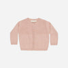 Gilet en maille || Rose chiné
