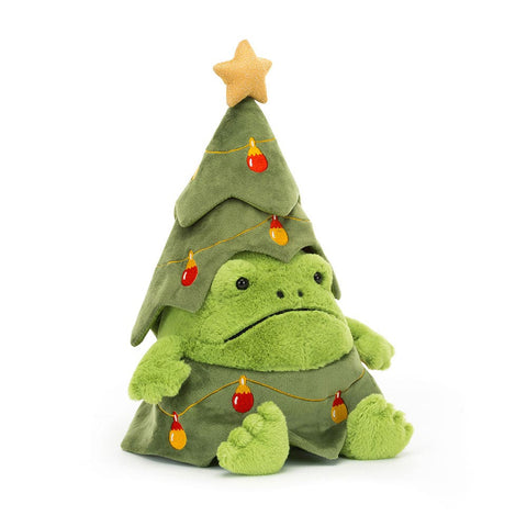 Jellycat-Christmas Tree Ricky Rain Frog