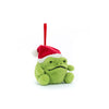 Jellycat-Ricky Rain Frog Decoration (ornement ricky grenouille)