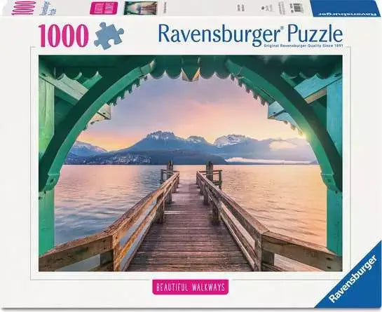 Ravensburger – Casse-tête 1000 pièces « Beautiful Walkways Footbridge »