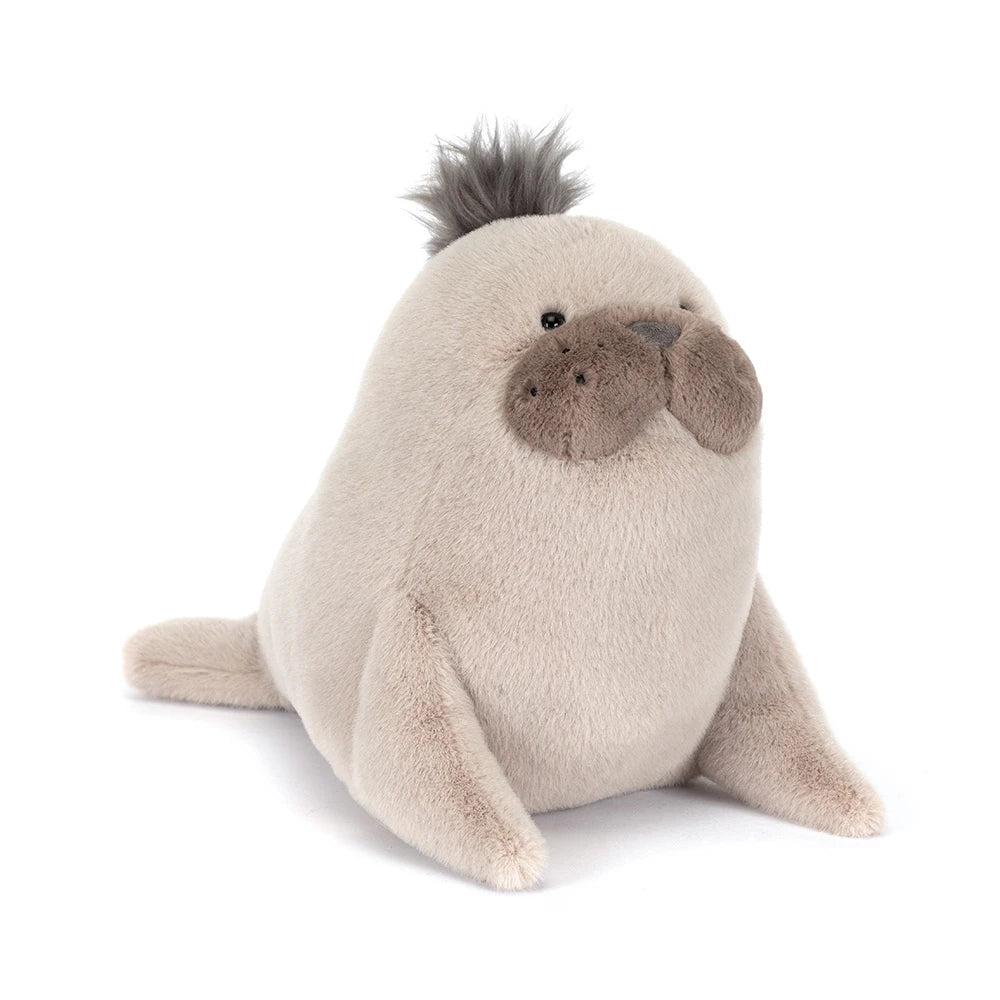 Jellycat Roarwell Sea Lion, peluche mignon et doux, parfait pour les câlins et les moments de jeu.