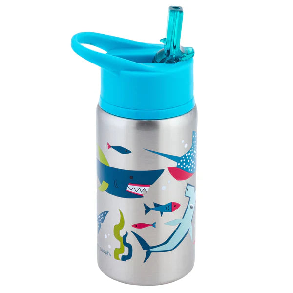 STEPHEN JOSEPH STAINLESS STEEL BOTTLE - SHARK final sale