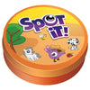 Boite du jeu Spot It! Animaux avec des personnages d'animaux amusants.