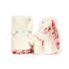 Jellycat-Blossom Cream Bunny 'Berry' Soother