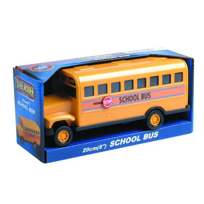 8 inch yellow metal bus