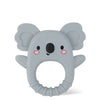 Anneau de dentition Koala en silicone | Jouet bébé apaisant 0-18 mois