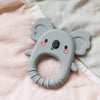 Anneau de dentition Koala en silicone | Jouet bébé apaisant 0-18 mois