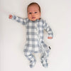 Belanj-pyjama denim plaid 3-6mois
