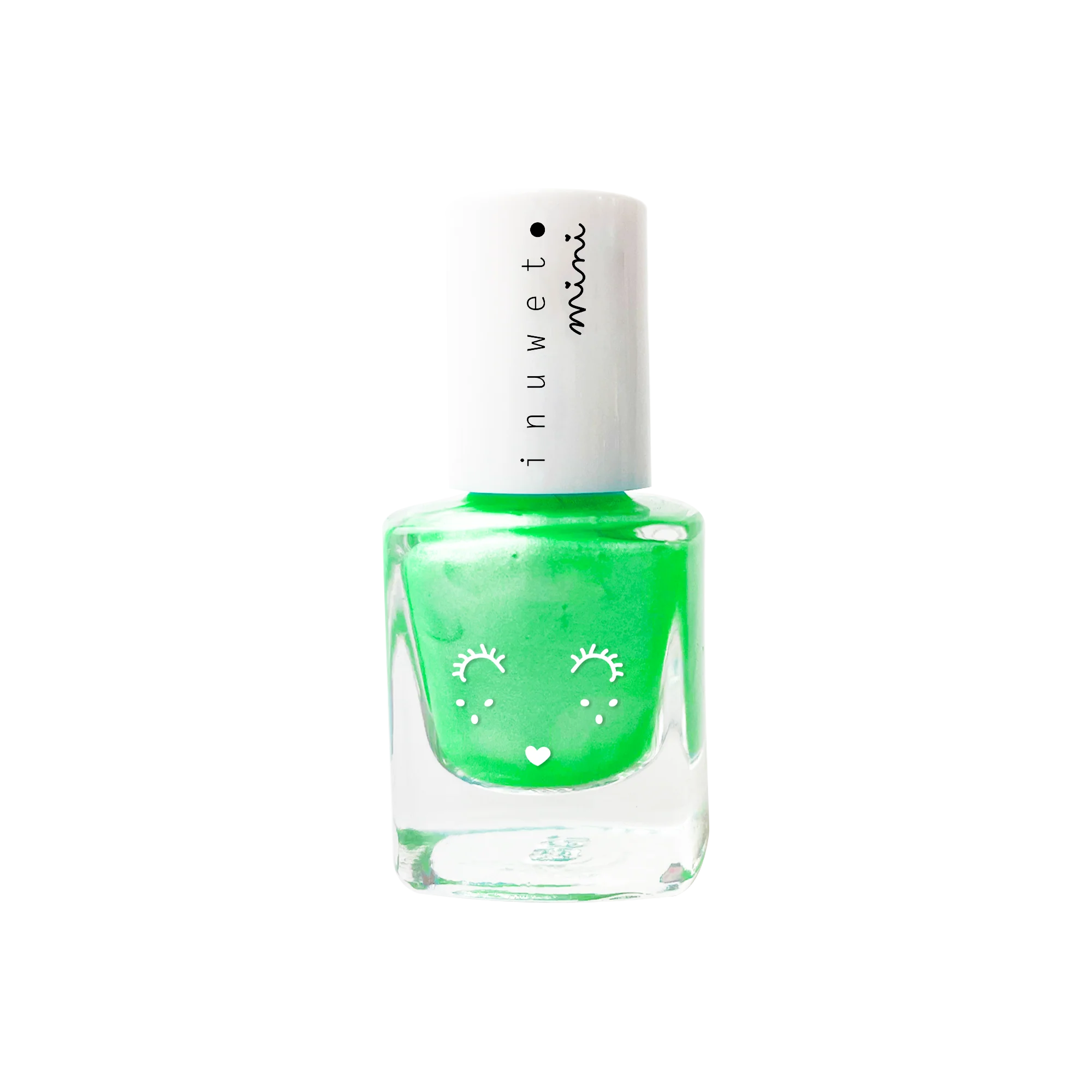 INUWET KIDS NAIL POLISH NEON GREEN - WATERMELON SCENT Final Sale