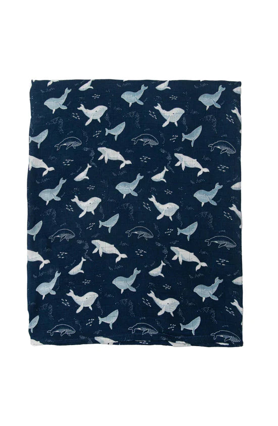 Loulou lollipop- whale muslin