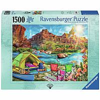 Ravensburger- puzzle canyon camping 1500 mcx