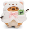 Peluche mymochi- chien avec boba et costume ours polaire