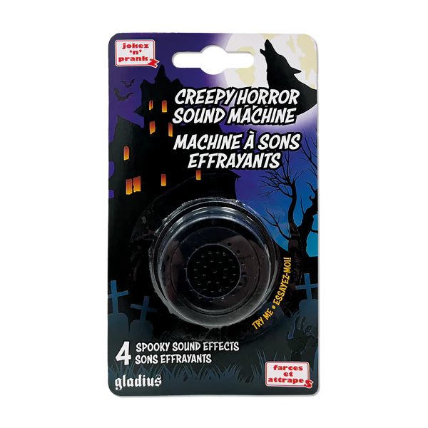 Machine à sons effrayants VENTE FINALE avec effets sonores spooky pour pincer vos amis.