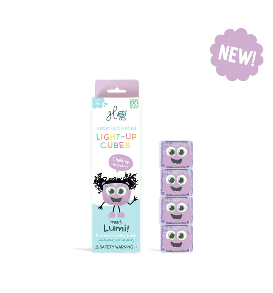 Glo Pals - Light-up Bath Activity Cubes - Lumi