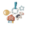 itzy-ritzy Jouet d'activité de dentition Bitzy Busy Ring ferme