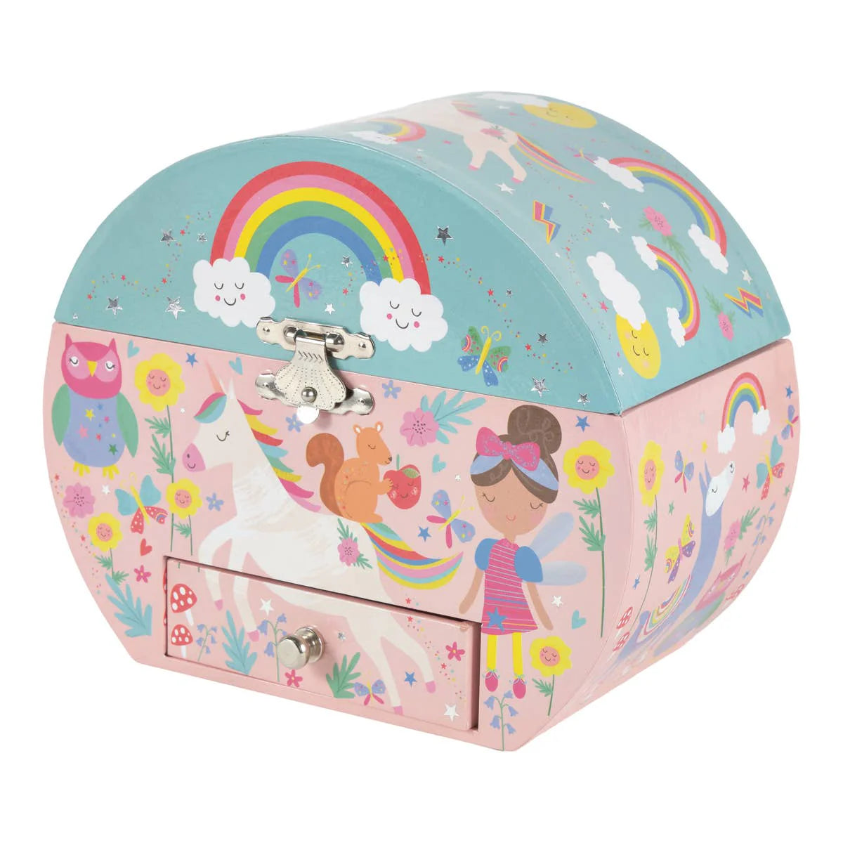 Floss &amp; Rock - Musical Jewelry Box - Fairy Tale Rainbow